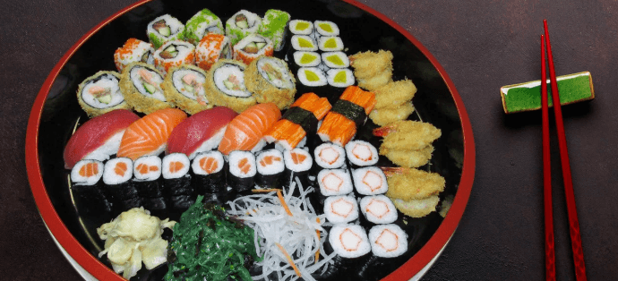 Sushi set se 47 kousky