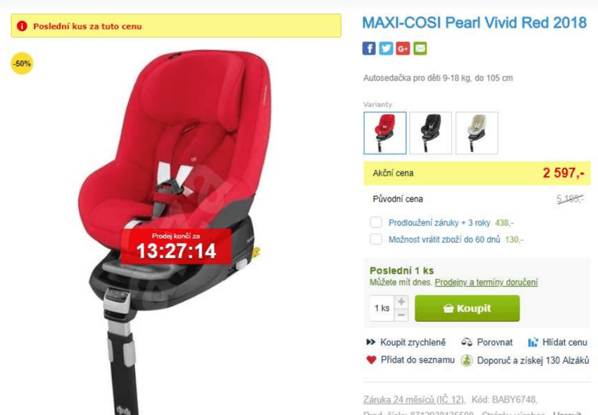 Autosedačka Maxi Cosi Pearl, 9-18kg