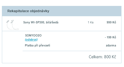 Bezdrátová sluchátka Sony WI-SP500