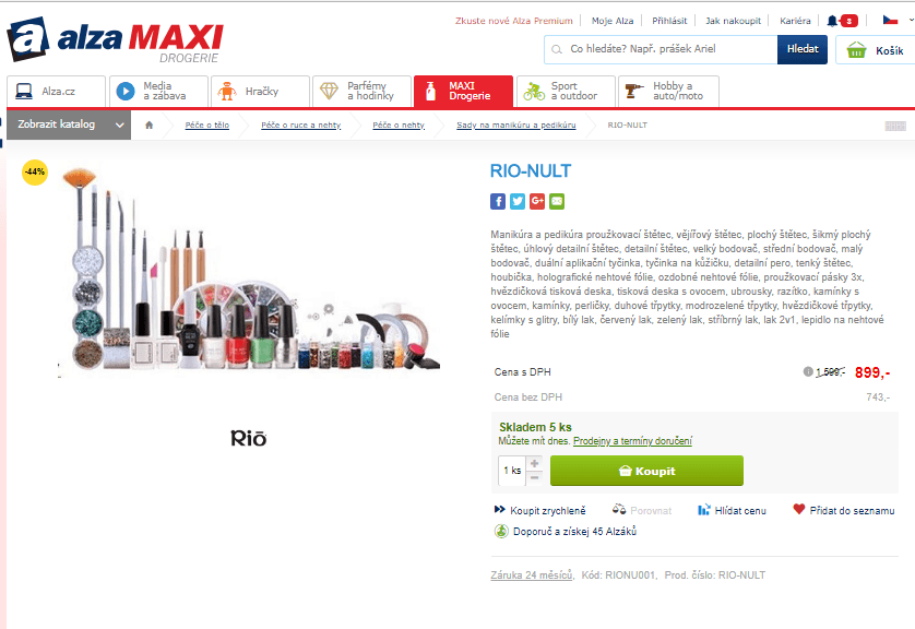 Sada Rio-Beauty Ultimate Nail Art