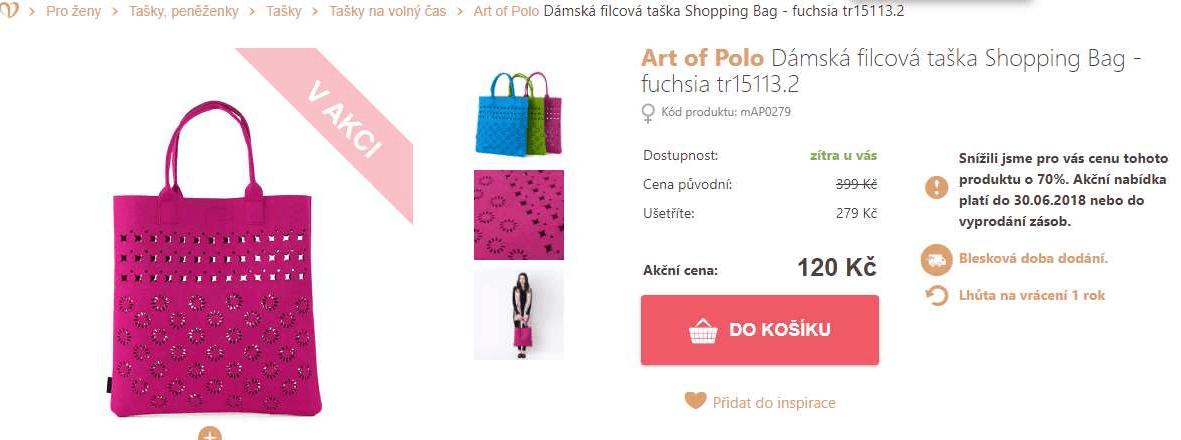 Nákupní taška Art of Polo, 40x40 cm