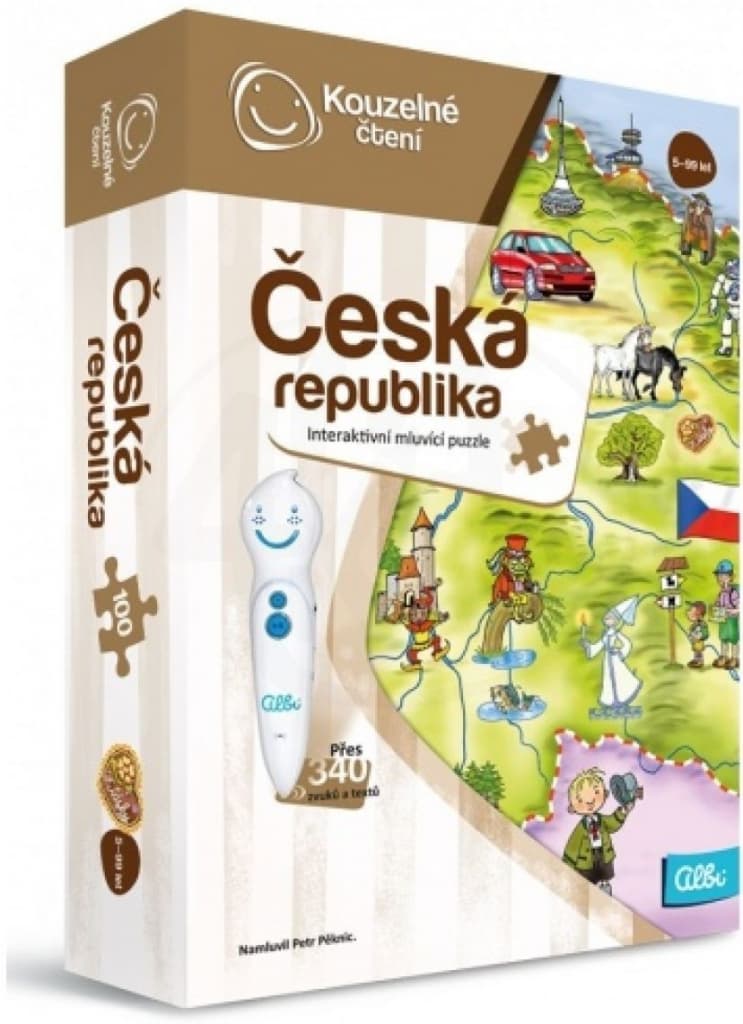 Kouzelné čtení Puzzle Česká republika