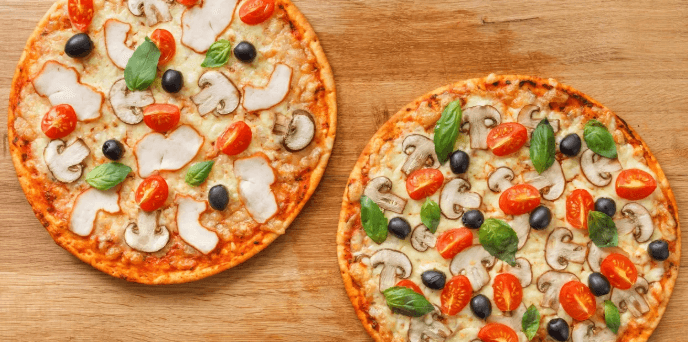 2× pizza o průměru 32 cm dle výběru