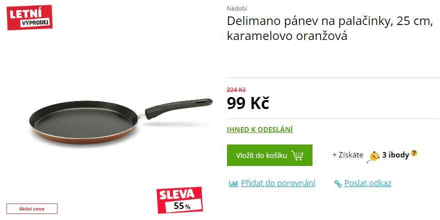 Pánev na palačinky Delimano, 25cm