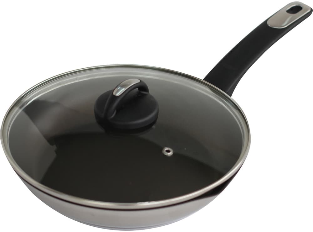 Pánev s pokličkou Lamart, 28cm, Inox
