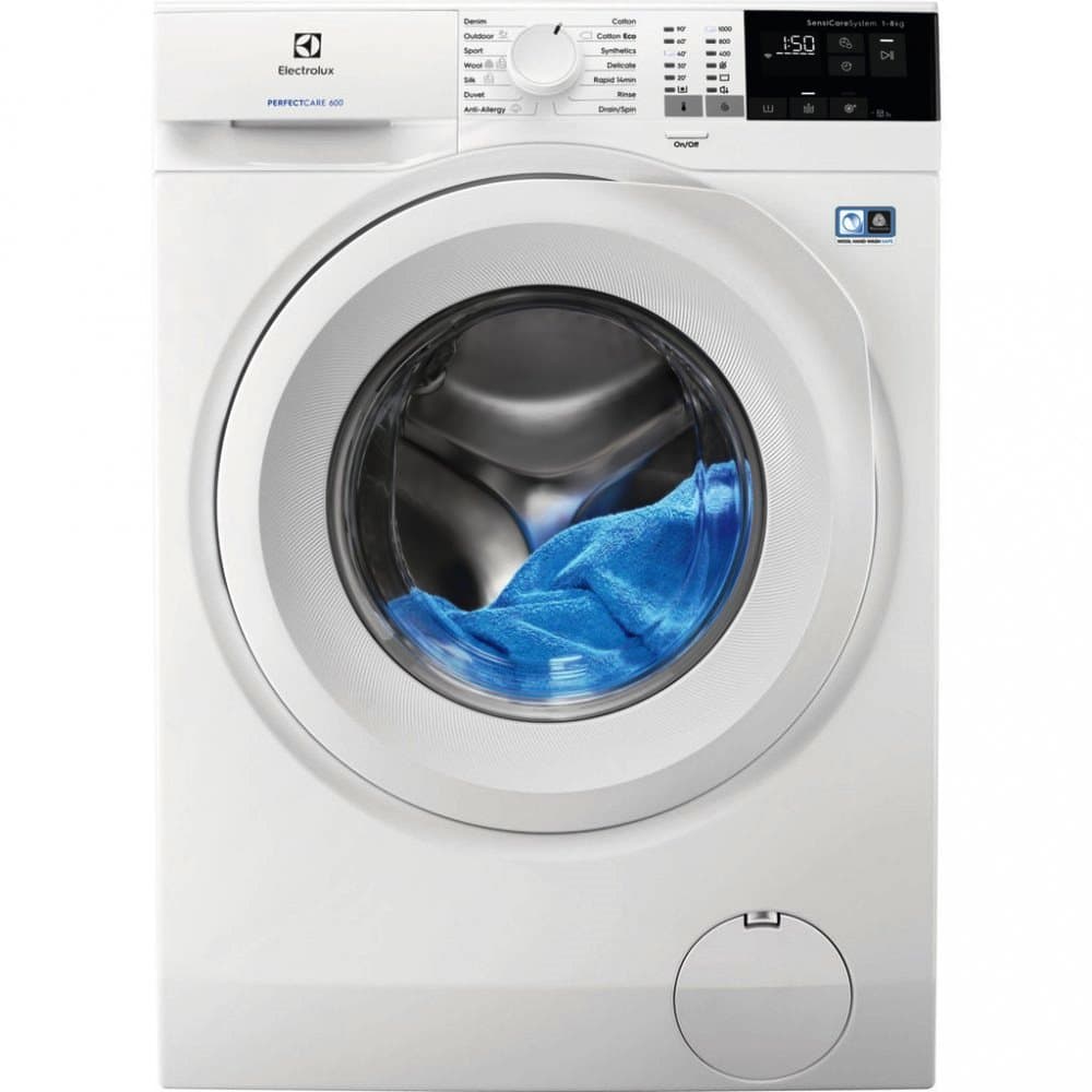 Pračka Electrolux, pára, 8kg, 1000 ot., A+++
