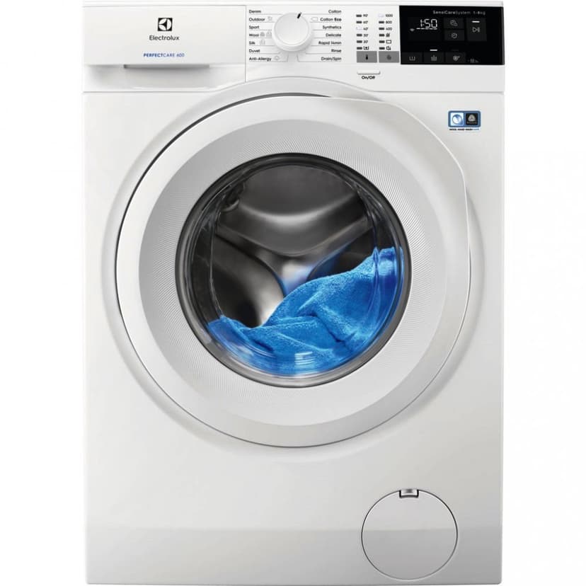 Pračka Electrolux, pára, 8kg, 1000 ot., A+++