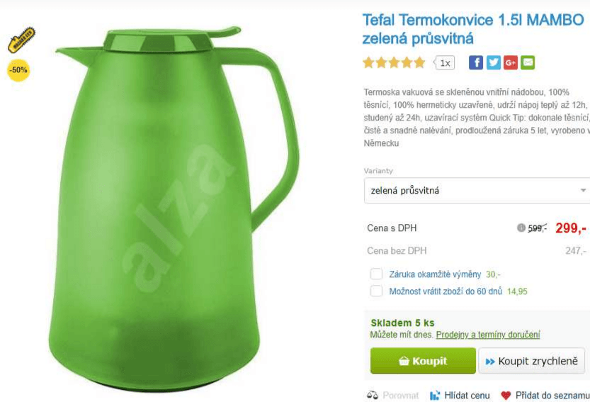 Vakuová termokonvice Tefal Mambo
