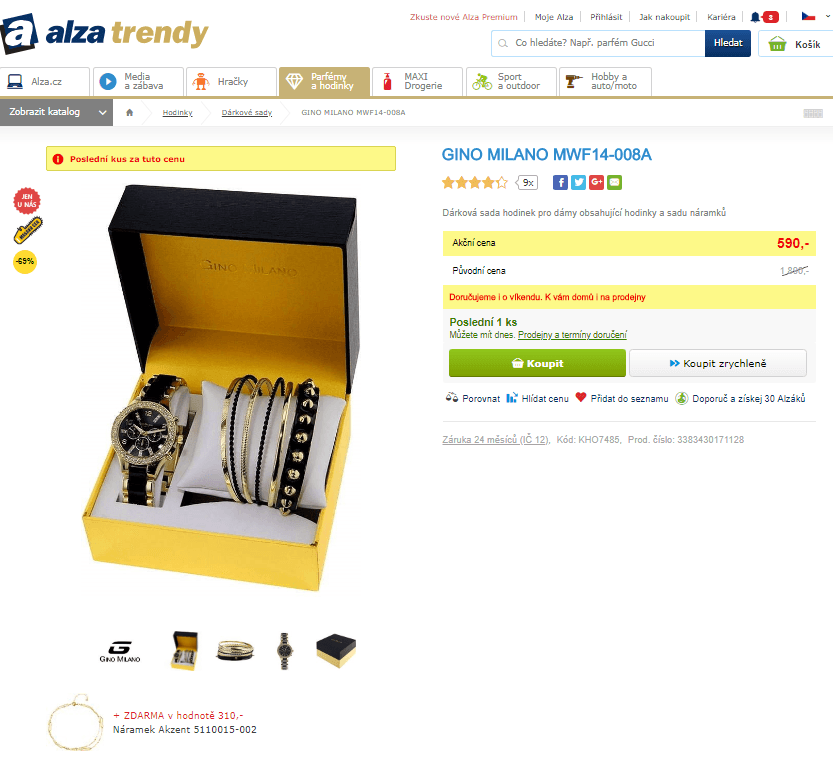 Dámská dárková sada Gino Milano