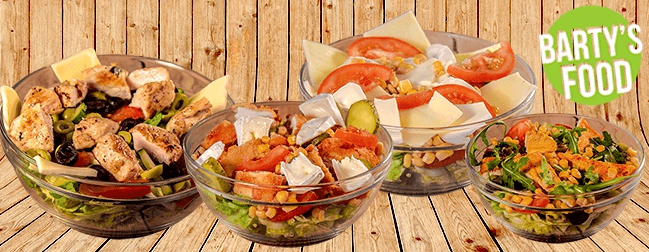 Letní salátky v oblíbeném BARTY´S FOOD