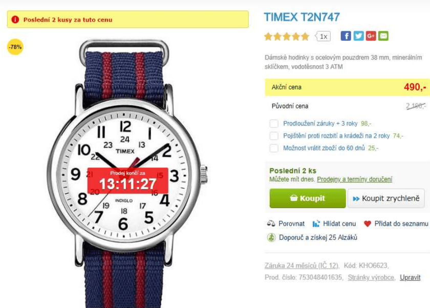 Hodinky Timex