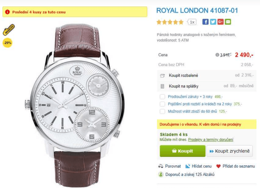 Pánské hodinky Royal London