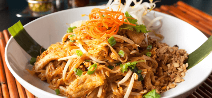 3chodové menu Pad Thai pro 1 osobu