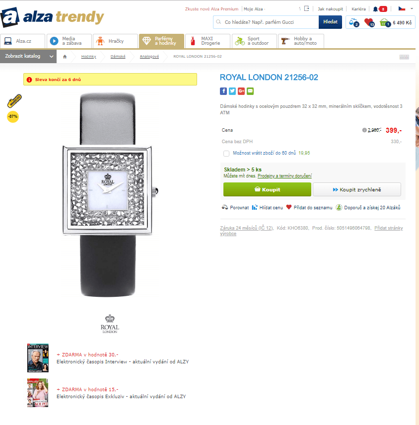 Dámské hodinky Royal London 21256-02