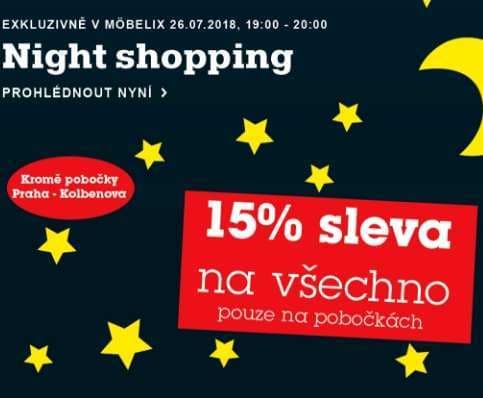 Sleva 15% na vše - jen v prodejnách