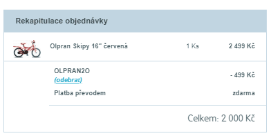 Dětské kolo Olpran Skipy 16"