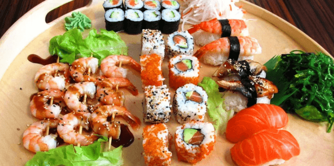 Sushi set s 39 kousky