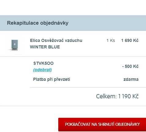 Osvěžovač vzduchu Elica Winter Blue