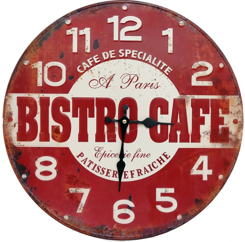 Nástěnné hodiny "BISTRO CAFE", 40cm