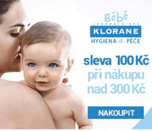 Sleva 100 Kč na produkty Klorane Bébé