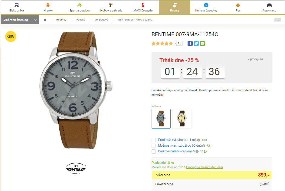 Pánské hodinky Bentime 007-9MA-11254C