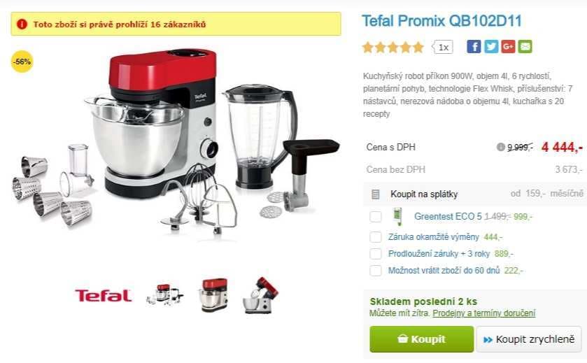 Kuchyňský robot Tefal Promix
