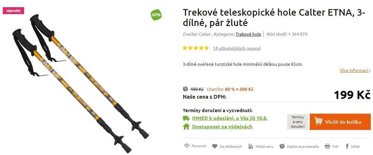 Trekingové hole Calter Etna