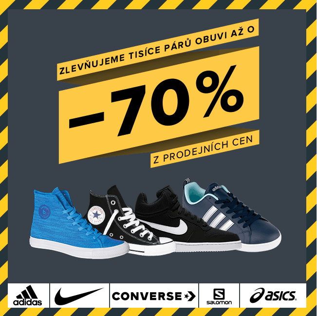 Hervis.cz - sleva až -70% obuv