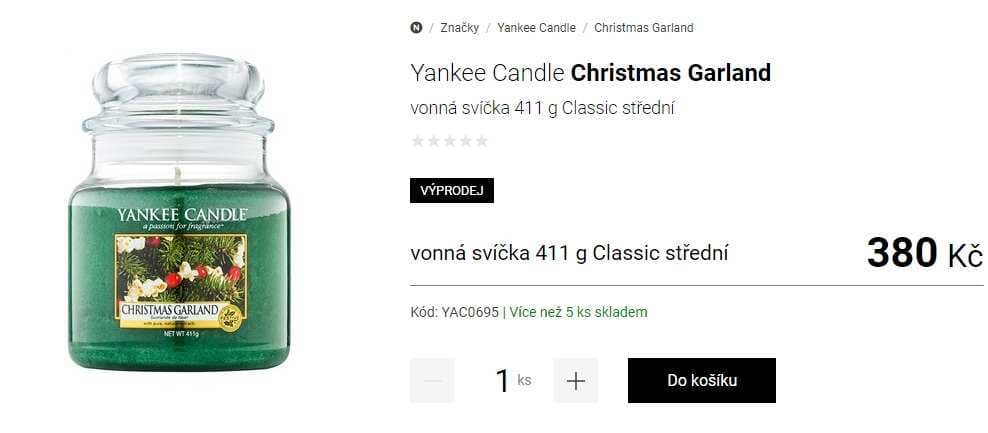 Yankee Candle Christmas Garland 411 g