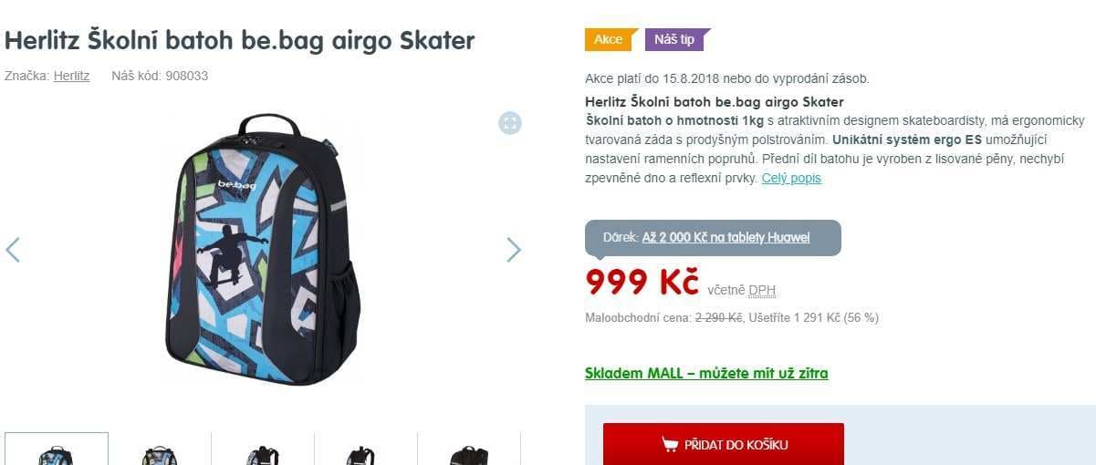Herlitz be.bag Airgo Skater