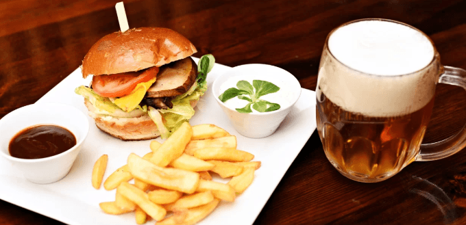 Burger menu pro 1 osobu 