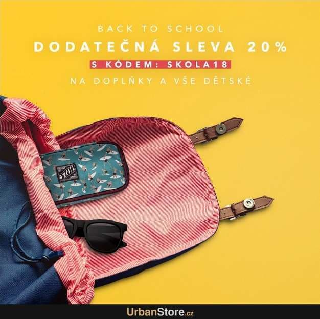Extra sleva 20% na Dětské oblečení a doplňky