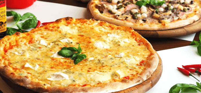 2× pizza o průměru 32 cm z nabídky 13 druhů