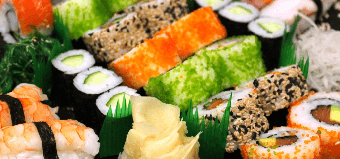 Vegetariánský sushi set (24 ks)