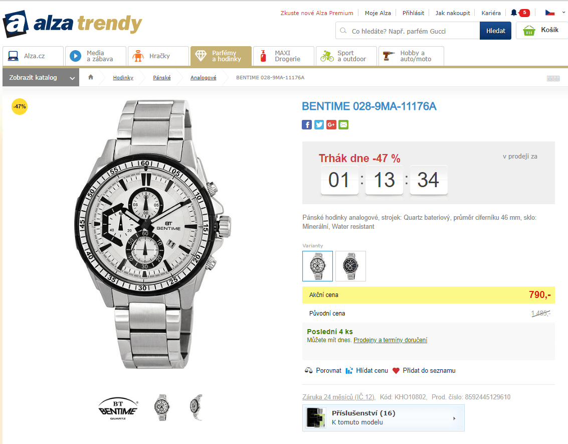 Pánské hodinky Bentime 028-9MA-11176A