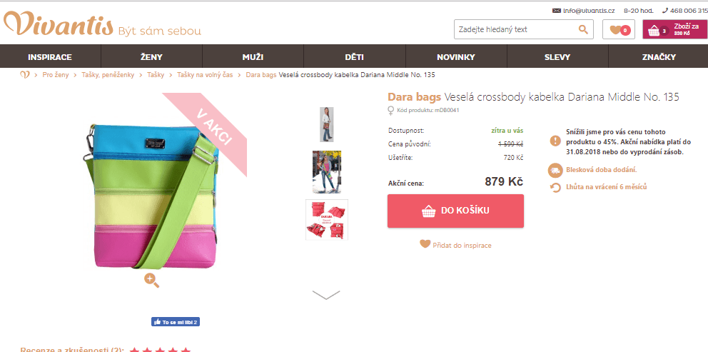 Kabelka crossbody Dara bags