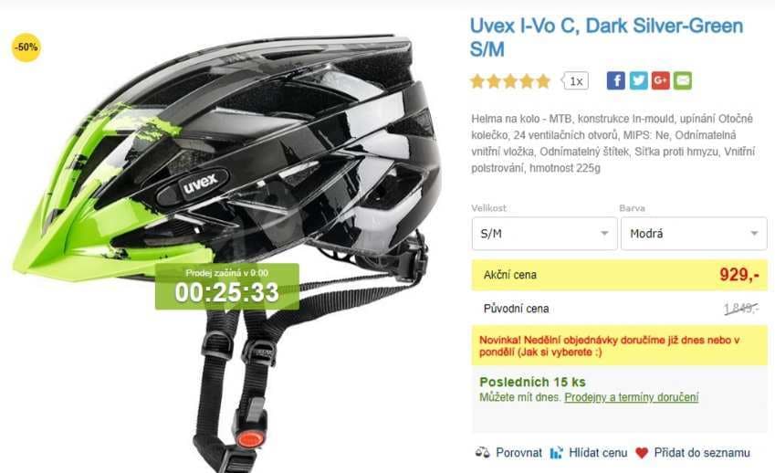 Cyklistická helma UVEX I-VO C