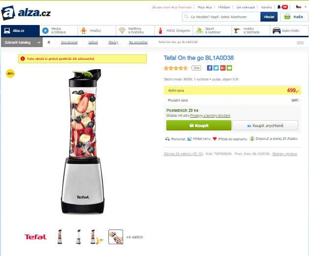 Smoothie mixér Tefal