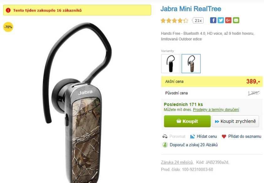 Handsfree sada JABRA MINI