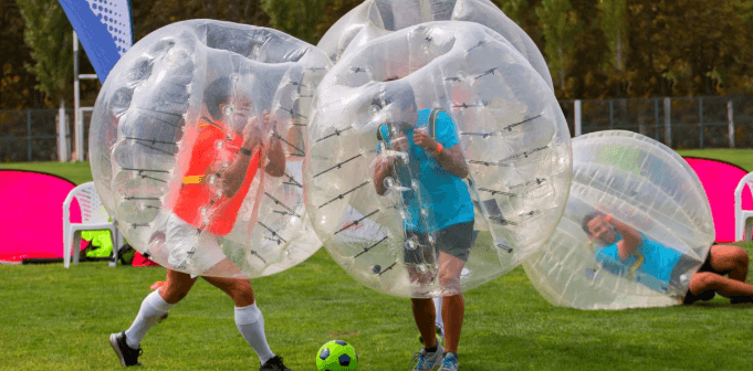 Bubble football na 60 minut