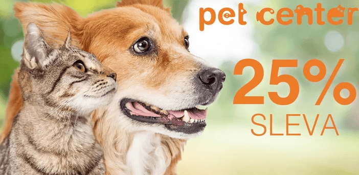 Sleva 25 % na jeden produkt z prodejny Pet Center