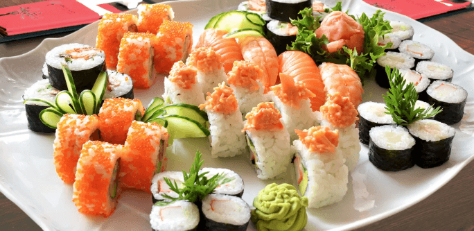 Sushi set s 26 kousky