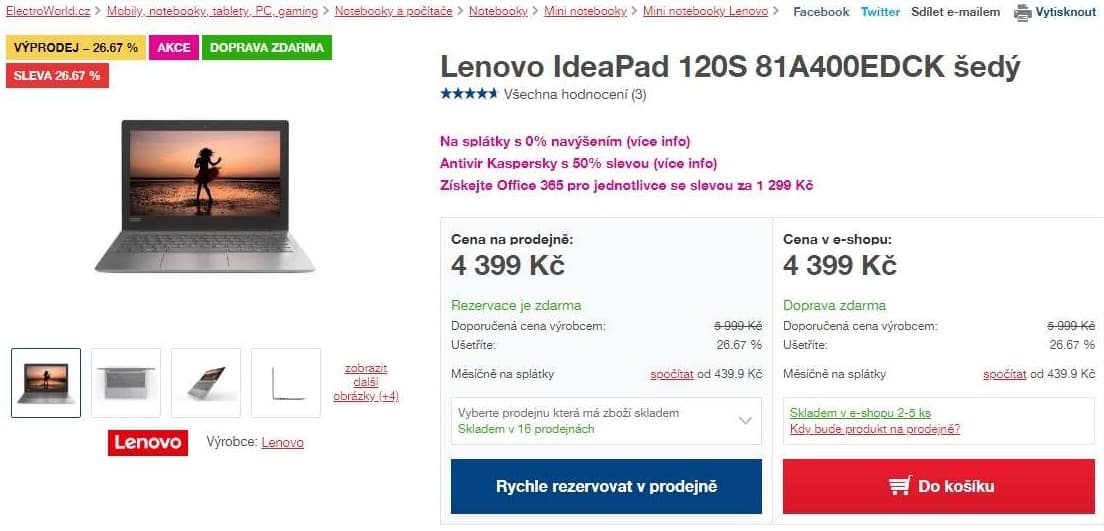 Lenovo, 2,4 GHz, 2 GB RAM, 11,6"