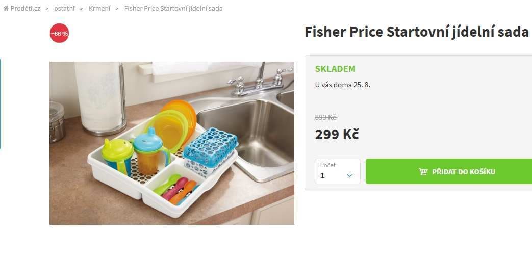 Jídelní sada Fisher-Price pro batolata