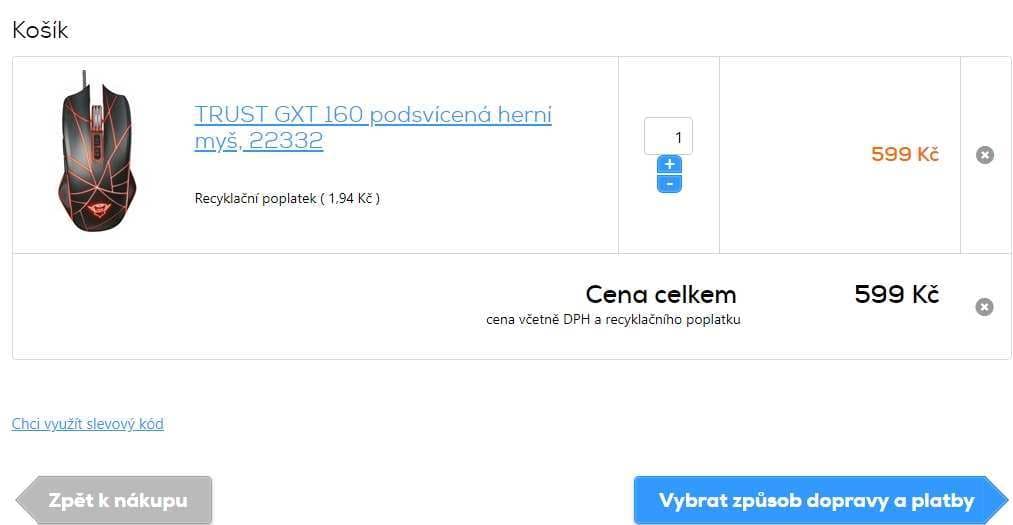 Herní myš Trust GXT 160