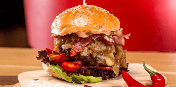 Burgerové menu pro 1 osobu