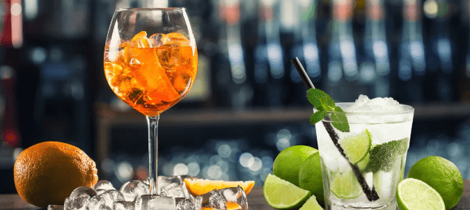 0,4l Aperol Spritz nebo 0,4l Mojito