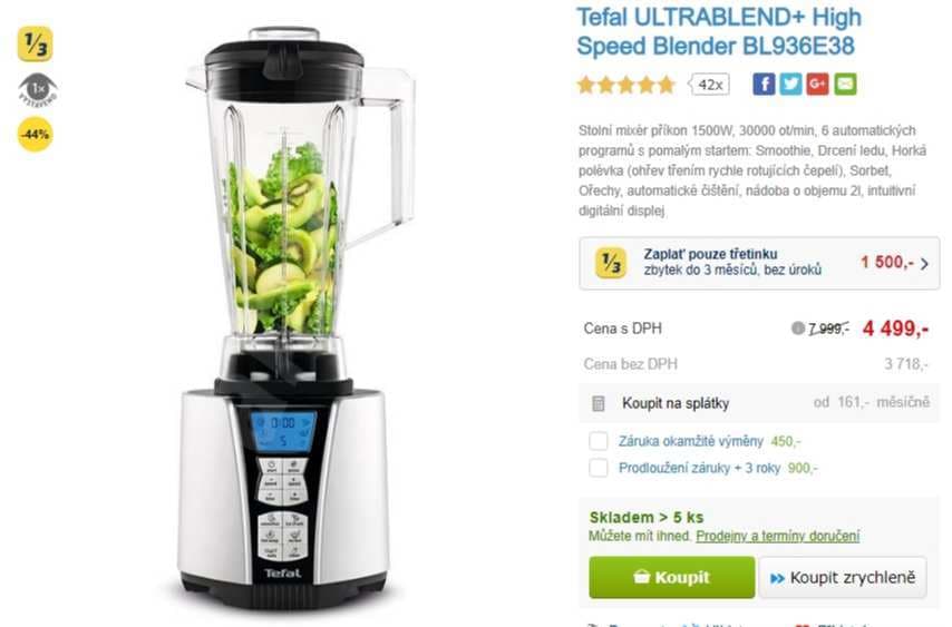 Mixér Tefal Ultrablend+ High Speed 
