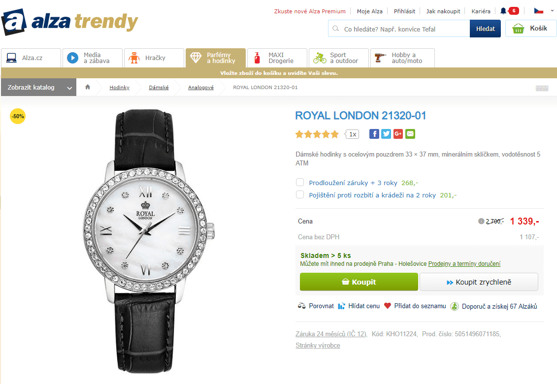 Dámské hodinky ROYAL LONDON 