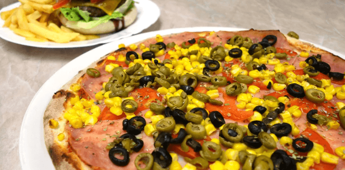Jídlo s sebou: 2x pizza dle výběru